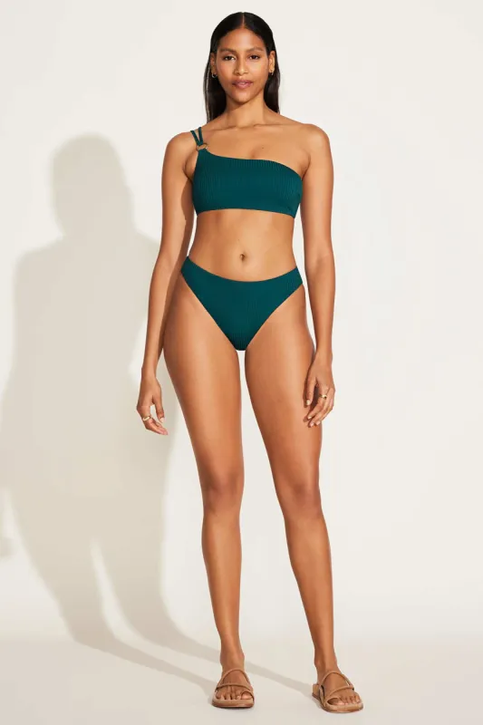 Cali High Leg Full Bottom - Emerald EcoRib sold by Vitamin A