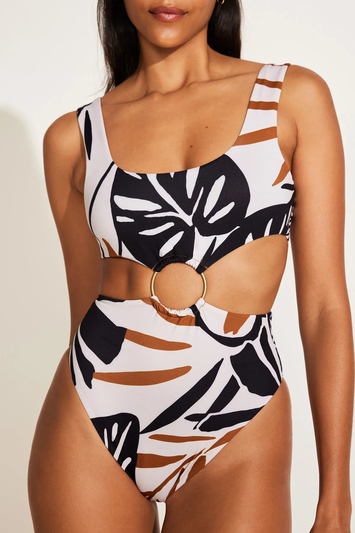 The Icon One Piece - Graphic Jungle EcoLux BT sold by Vitamin A