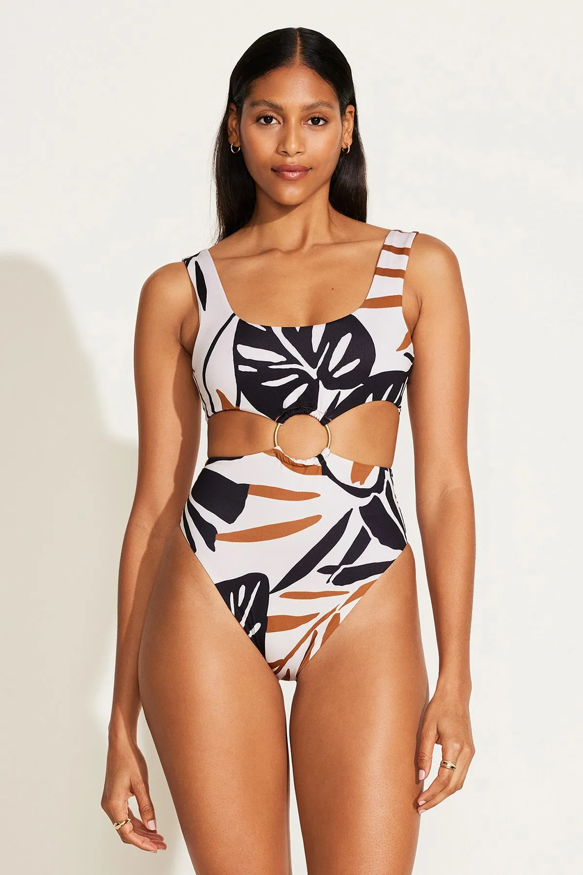 The Icon One Piece - Graphic Jungle EcoLux BT sold by Vitamin A product image thumbnail 4