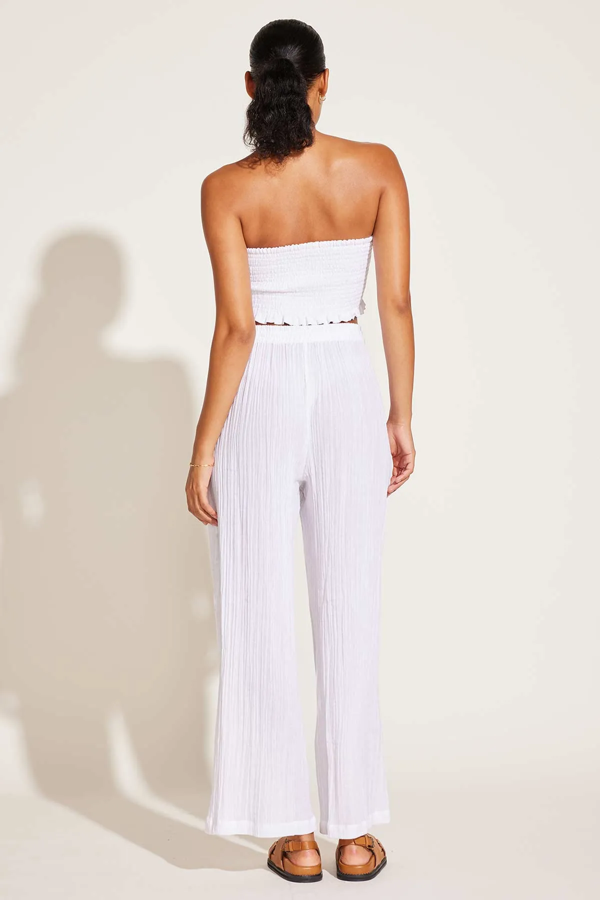 Costa Pant - White Crinkle Organic Cotton sold by Vitamin A product image thumbnail 3