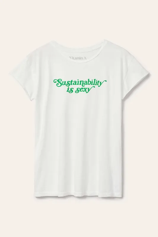 Graphic Tee - Sustainability Is Sexy Organic Cotton sold by Vitamin A