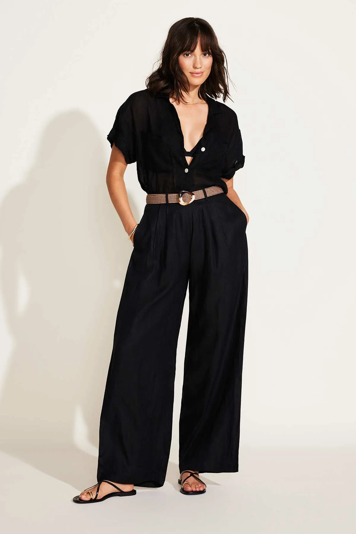 Getaway Set - Black EcoLinen sold by Vitamin A