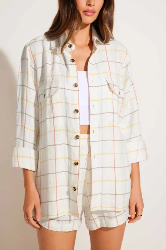 Marea Brushed Linen Shirt sold by Vitamin A