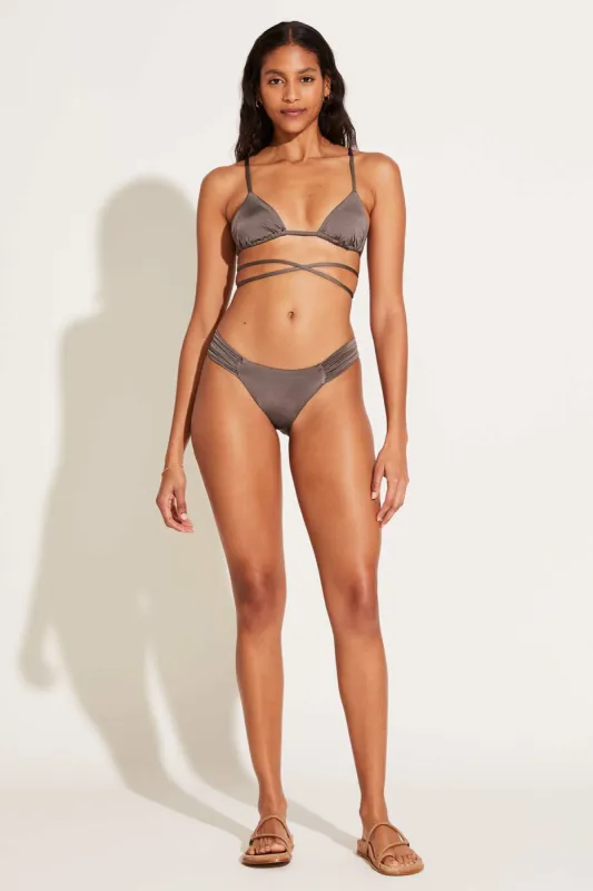 Gemma Ruched Bottom - Mineral Shimmer EcoLux sold by Vitamin A