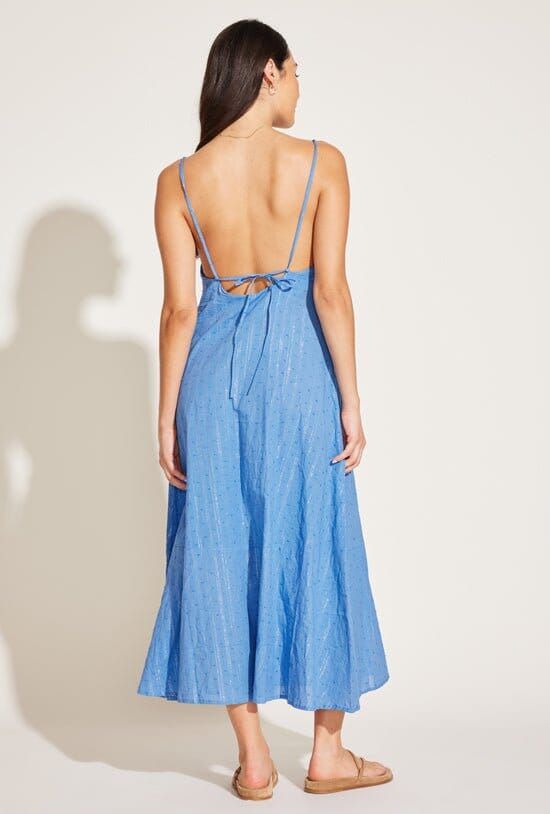Mari Maxi Dress - Ocean Organic Shimmer Cotton sold by Vitamin A product image thumbnail 3