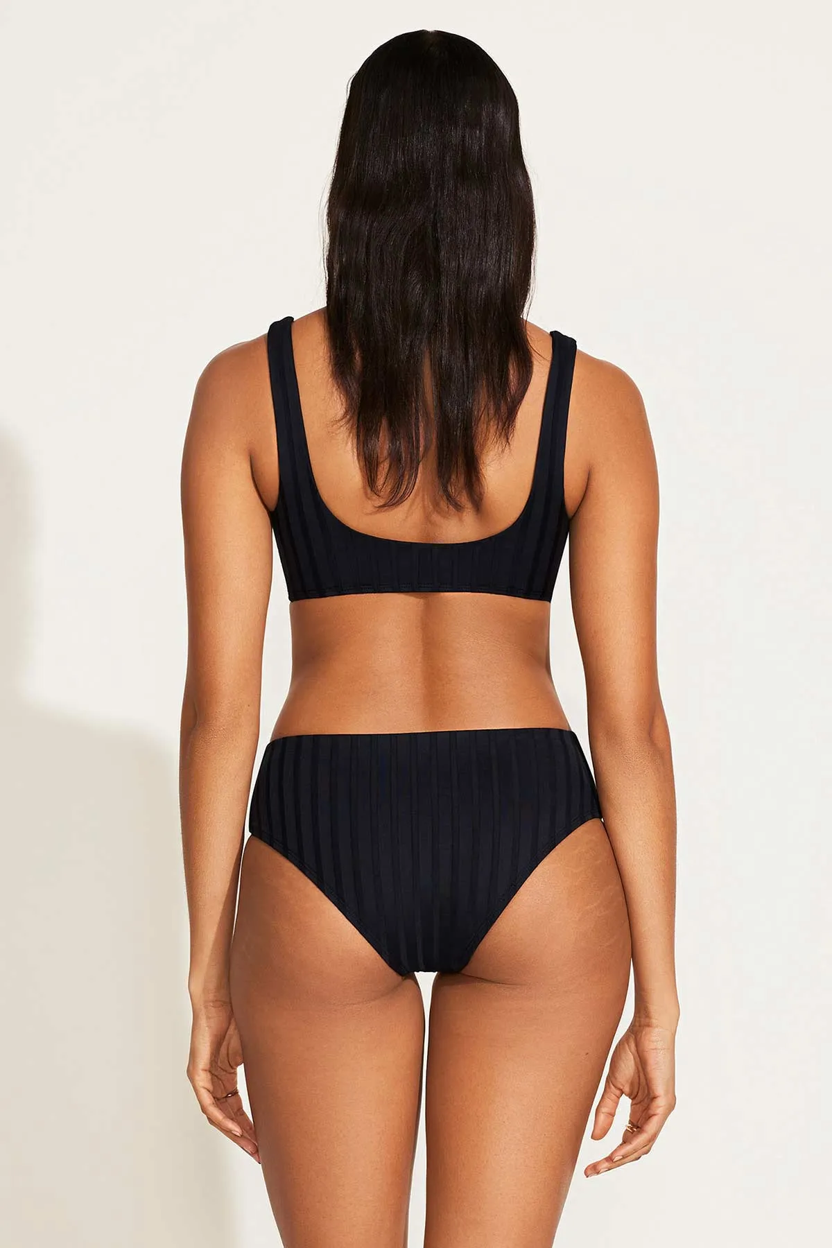 Ursula Bralette Top - Black SuperRib sold by Vitamin A product image thumbnail 5