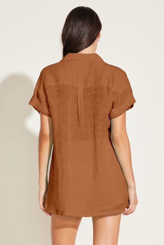 Tallows Linen Short - EcoLinen Cocoa sold by Vitamin A product image thumbnail 5