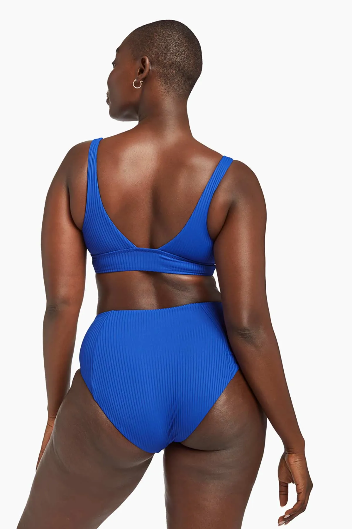 Sienna High Waist Full Cut Bottom - Lagoon EcoRib sold by Vitamin A product image thumbnail 2