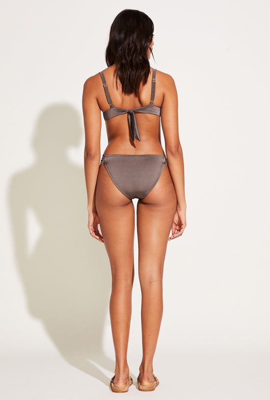 Gemma Ruched Bottom Full Coverage - Mineral Shimmer EcoLux sold by Vitamin A product image thumbnail 3