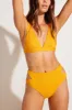 Amara High Waist Bottom - Sunflower Pucker Rib sold by Vitamin A