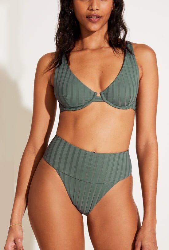 Emmi High Waist Bottom - Aloe SuperRib sold by Vitamin A product image thumbnail 4