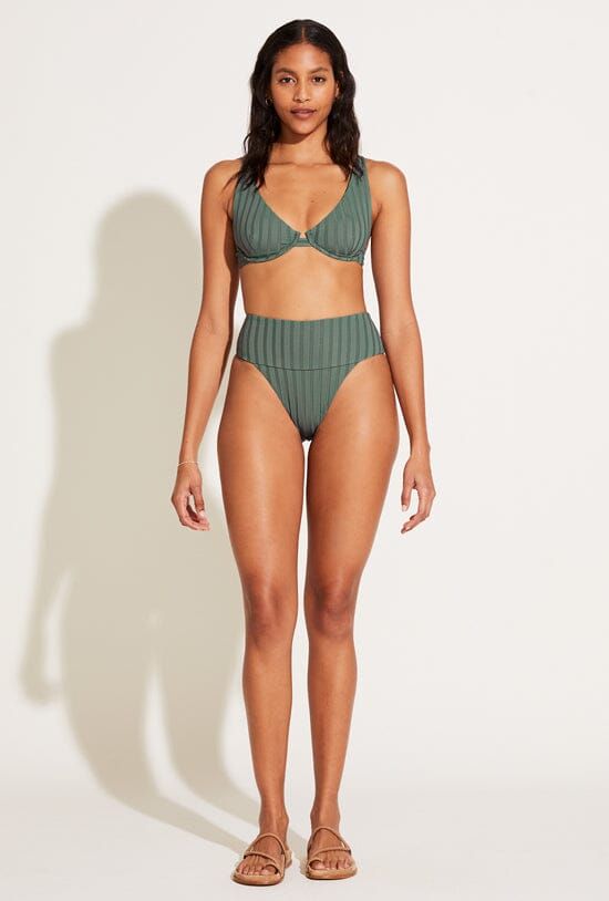 Emmi High Waist Bottom - Aloe SuperRib sold by Vitamin A product image thumbnail 5