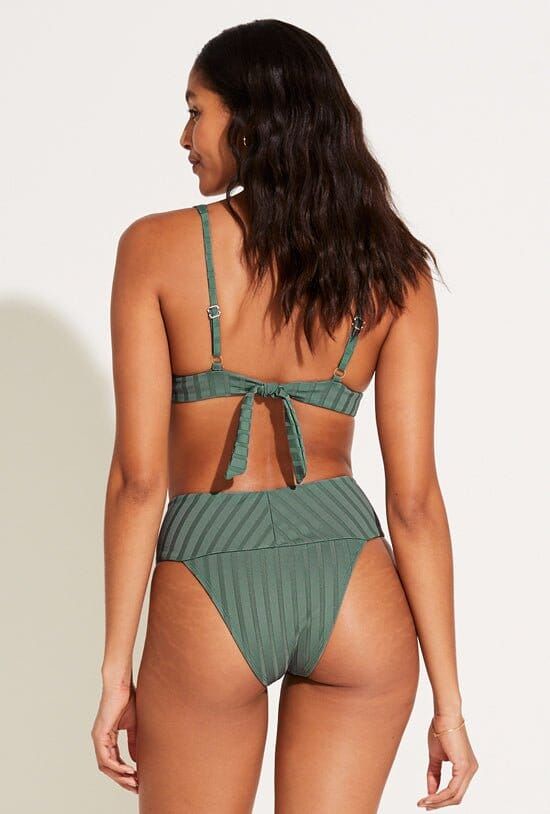 Emmi High Waist Bottom - Aloe SuperRib sold by Vitamin A product image thumbnail 3