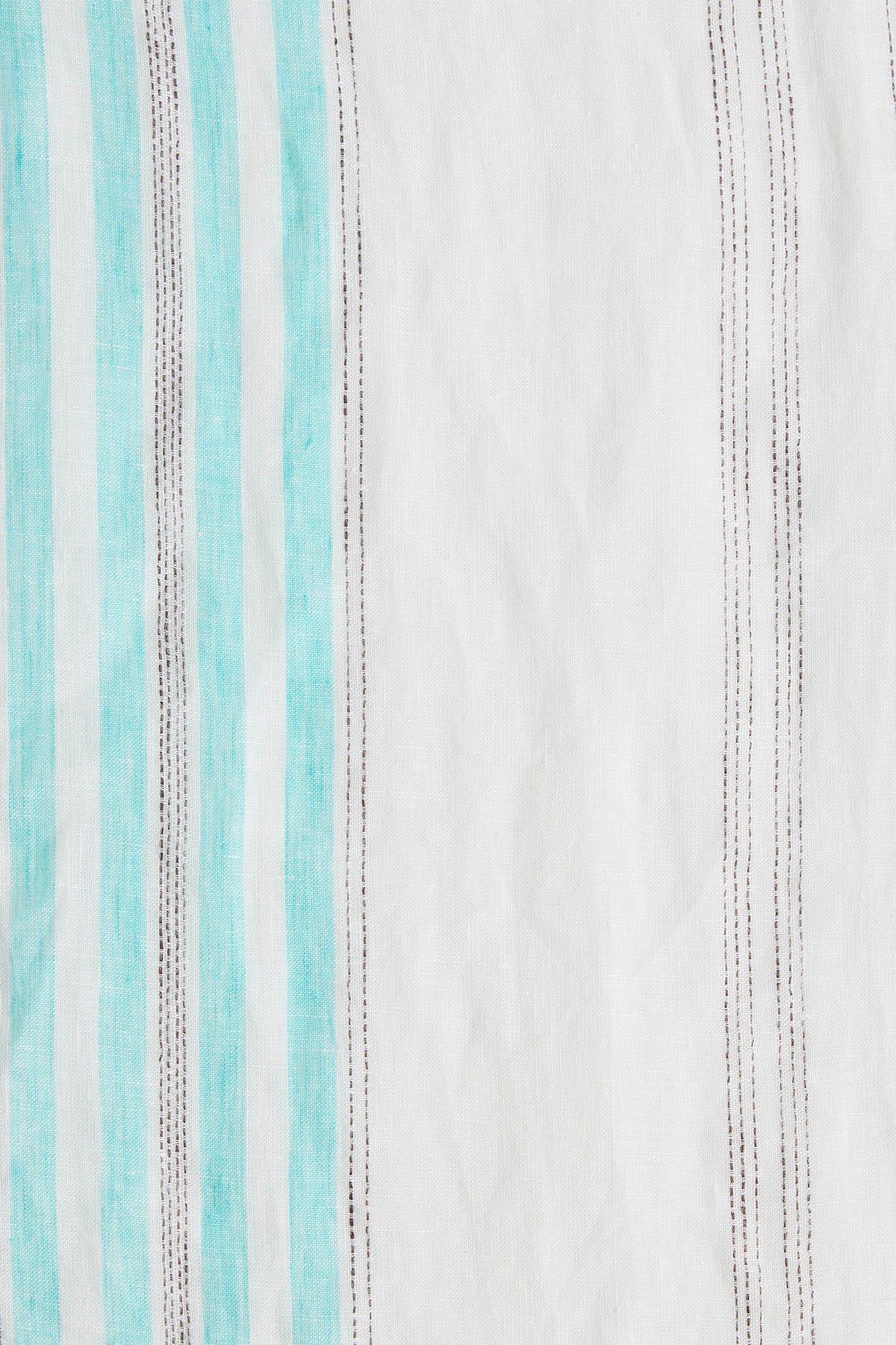 Tallows Linen Short - EcoLinen Seychelle Stripe sold by Vitamin A product image thumbnail 4