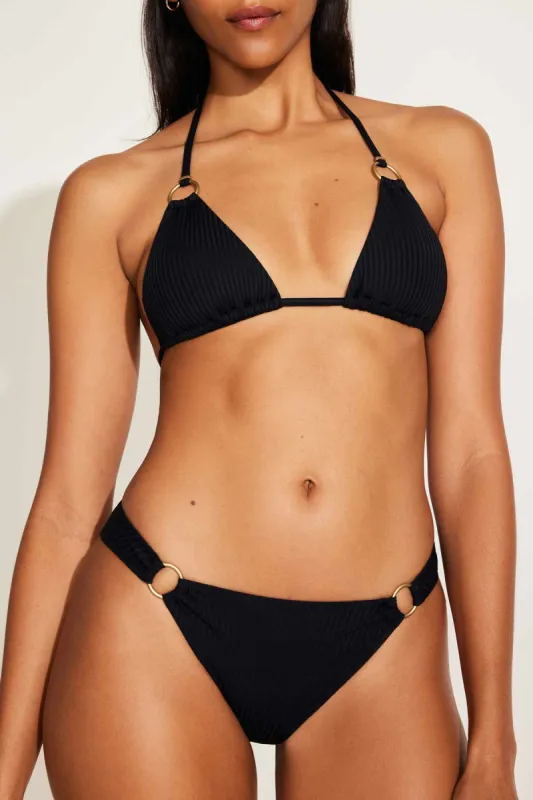 Cosmo Top - Black EcoRib sold by Vitamin A