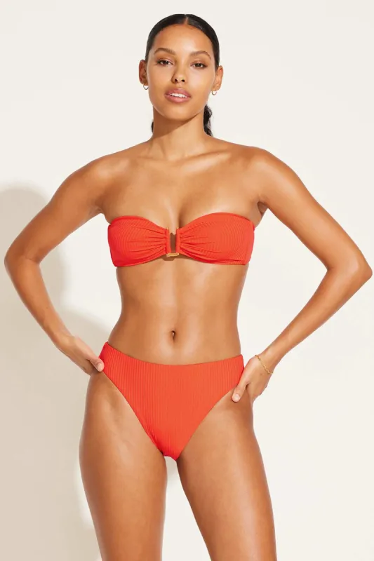 Astrid Bandeau - Hibiscus EcoRib sold by Vitamin A