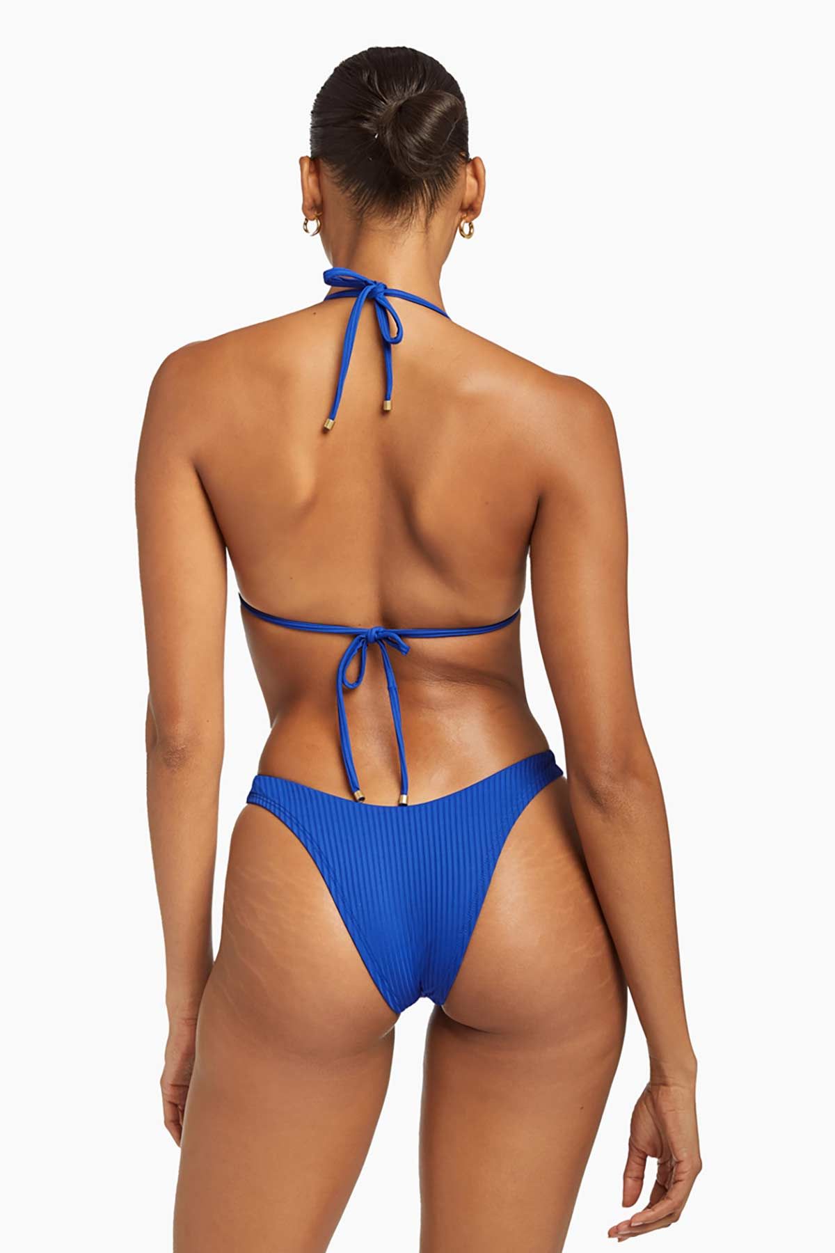 Gia Reversible Triangle Top - Lagoon EcoRib sold by Vitamin A product image thumbnail 2