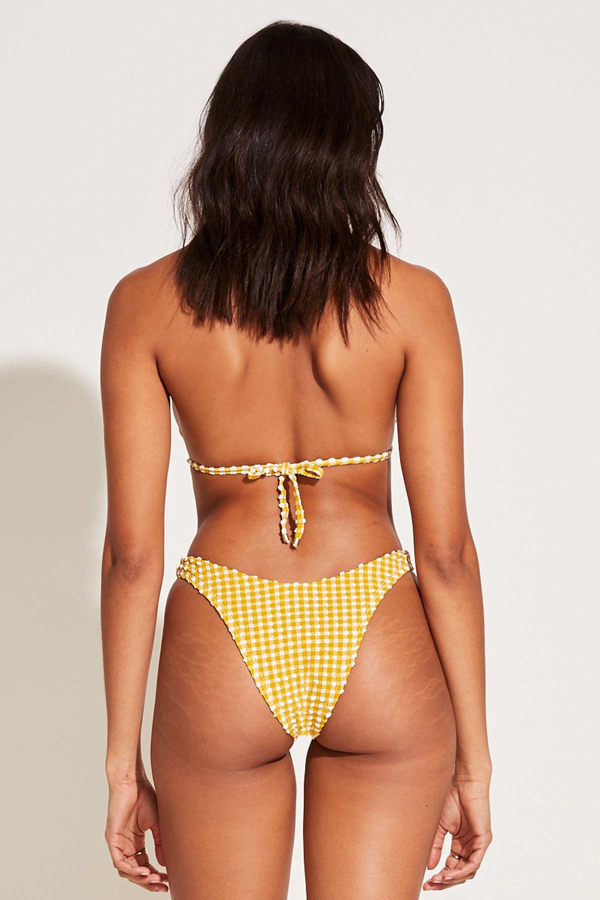 California High Leg Printed Bottom - Honey/Mustard/Natural EcoLux BT sold by Vitamin A product image thumbnail 4