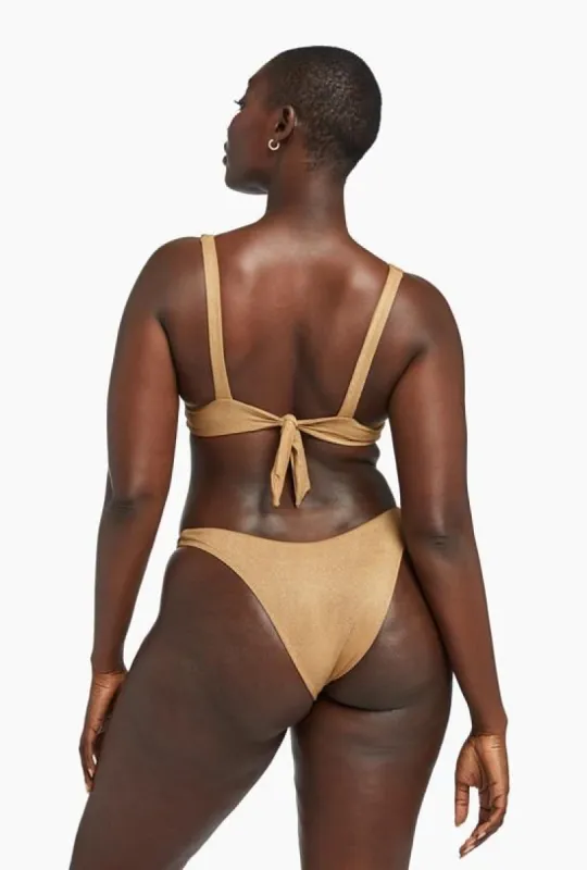 California High Leg - Golden Glow Metallic sold by Vitamin A