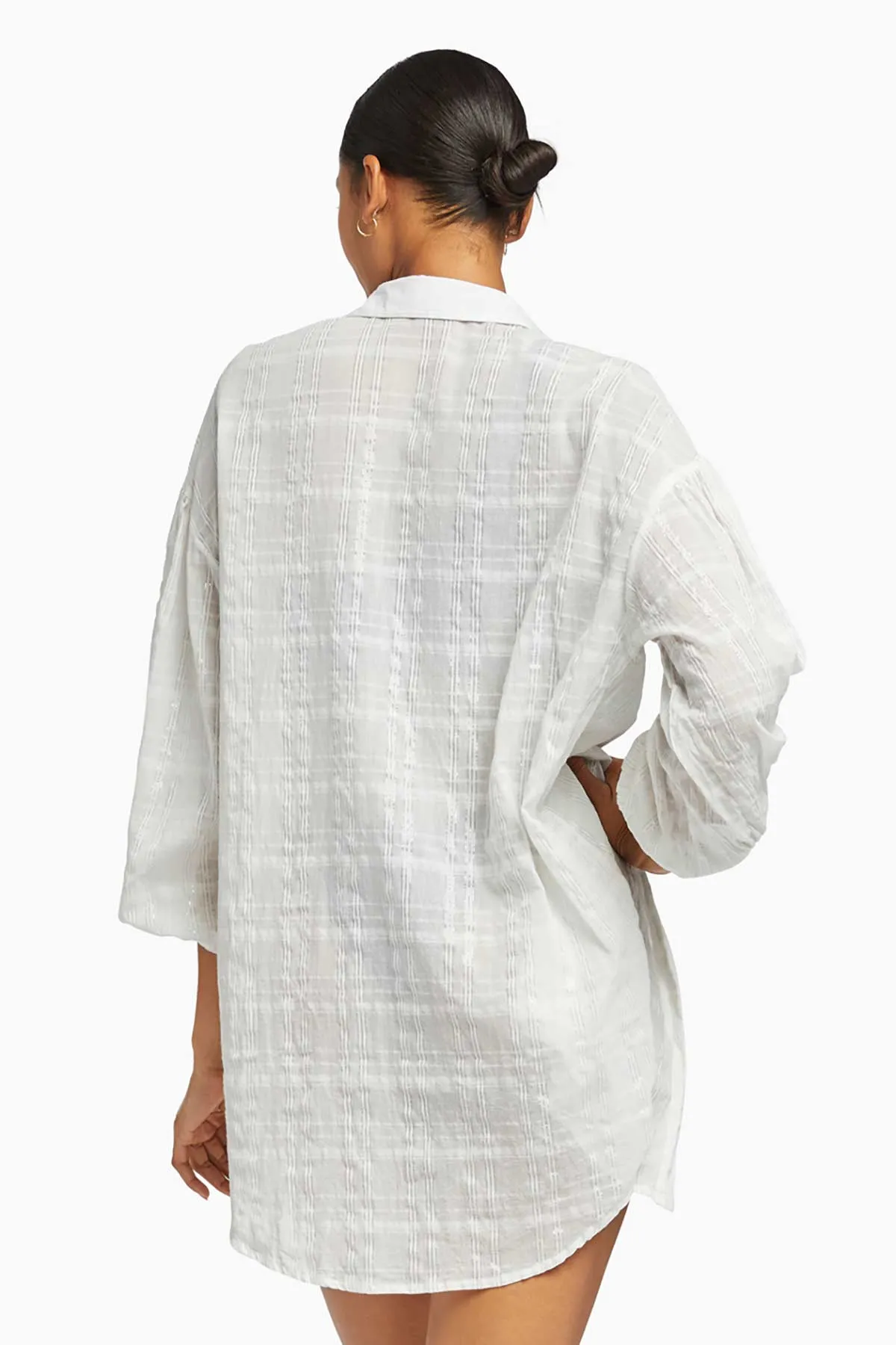 Sarita Shirt Dress - Organic Shimmer Cotton sold by Vitamin A product image thumbnail 3