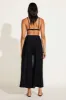 Tallows Linen Wide Leg Pant - Black EcoLinen sold by Vitamin A