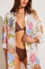 Playa Linen Boyfriend Shirt - Summer Bloom EcoLinen sold by Vitamin A