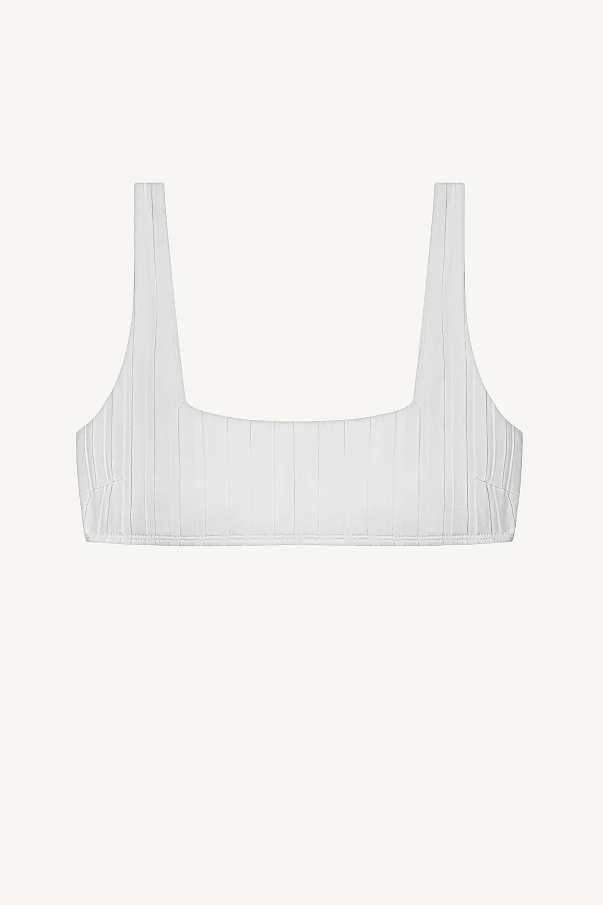 Mika Bralette - White SuperRib sold by Vitamin A product image thumbnail 5