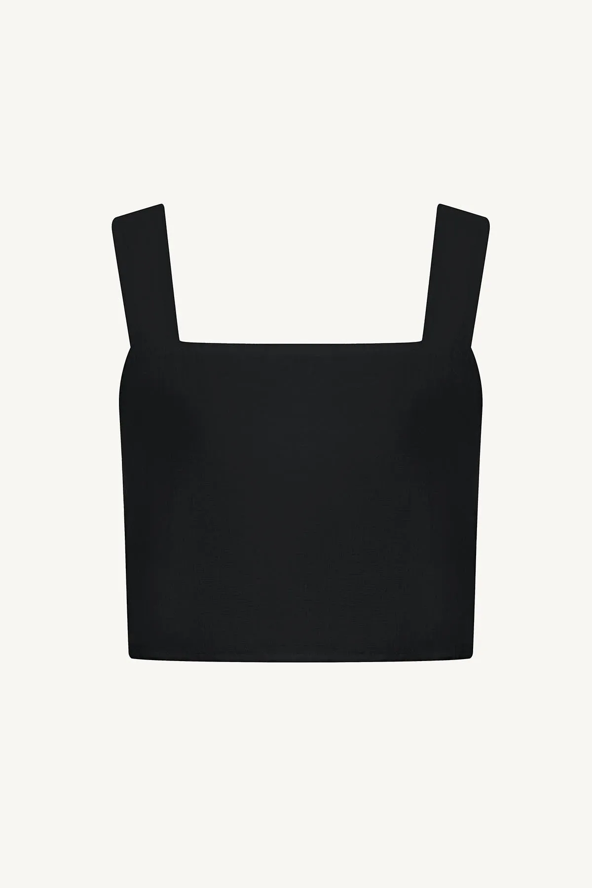 Tallows Crop Top - Black EcoLinen sold by Vitamin A product image thumbnail 4