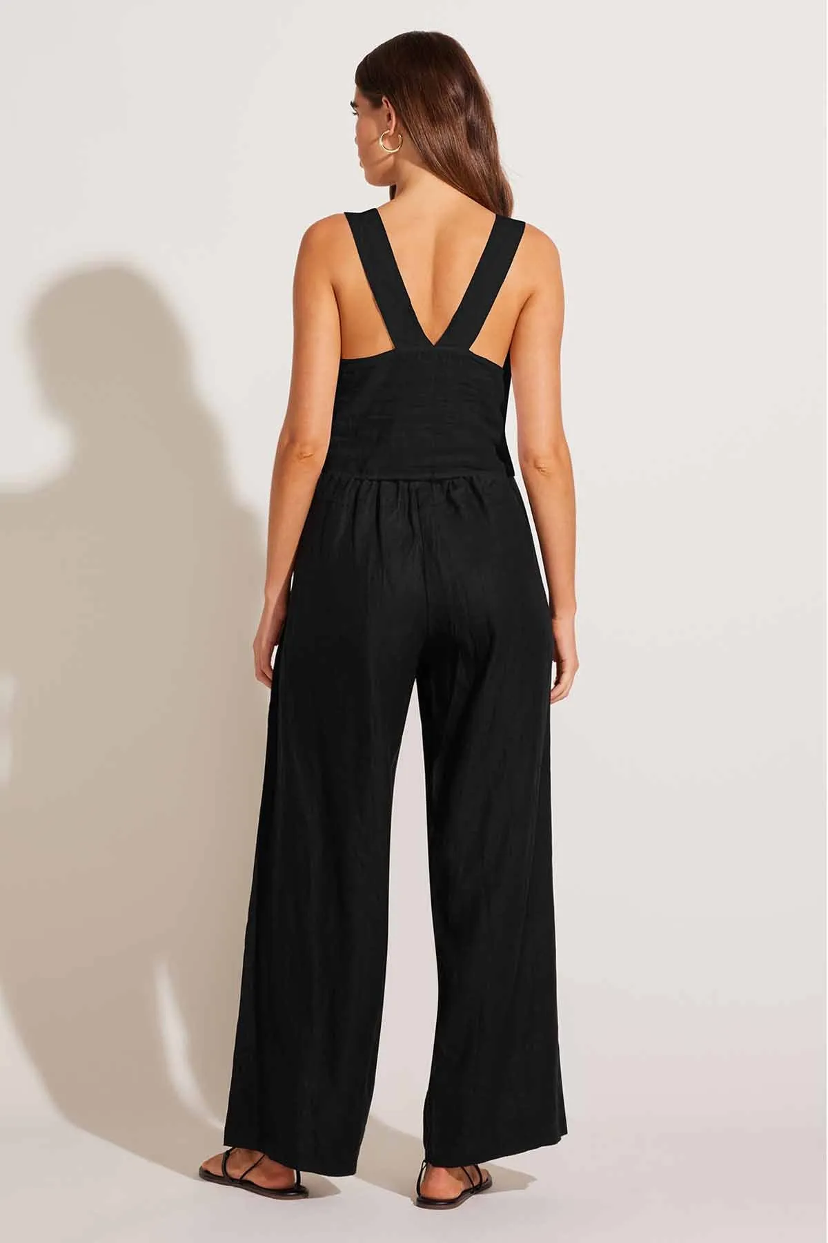 Tallows Crop Top - Black EcoLinen sold by Vitamin A product image thumbnail 3