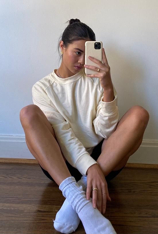 Cora Organic Cotton Crewneck - Ecru EcoSoft sold by Vitamin A product image thumbnail 5