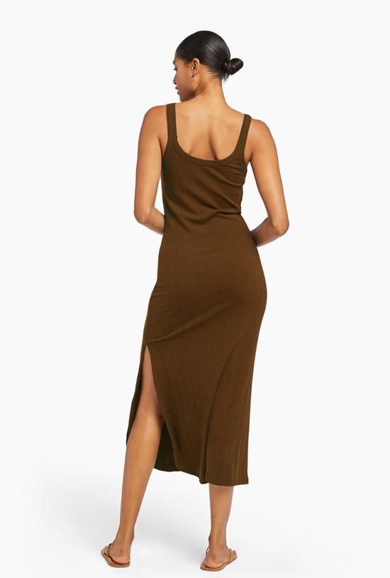 West Organic Rib Tank Dress - Tea Leaf Organic Rib sold by Vitamin A product image thumbnail 2