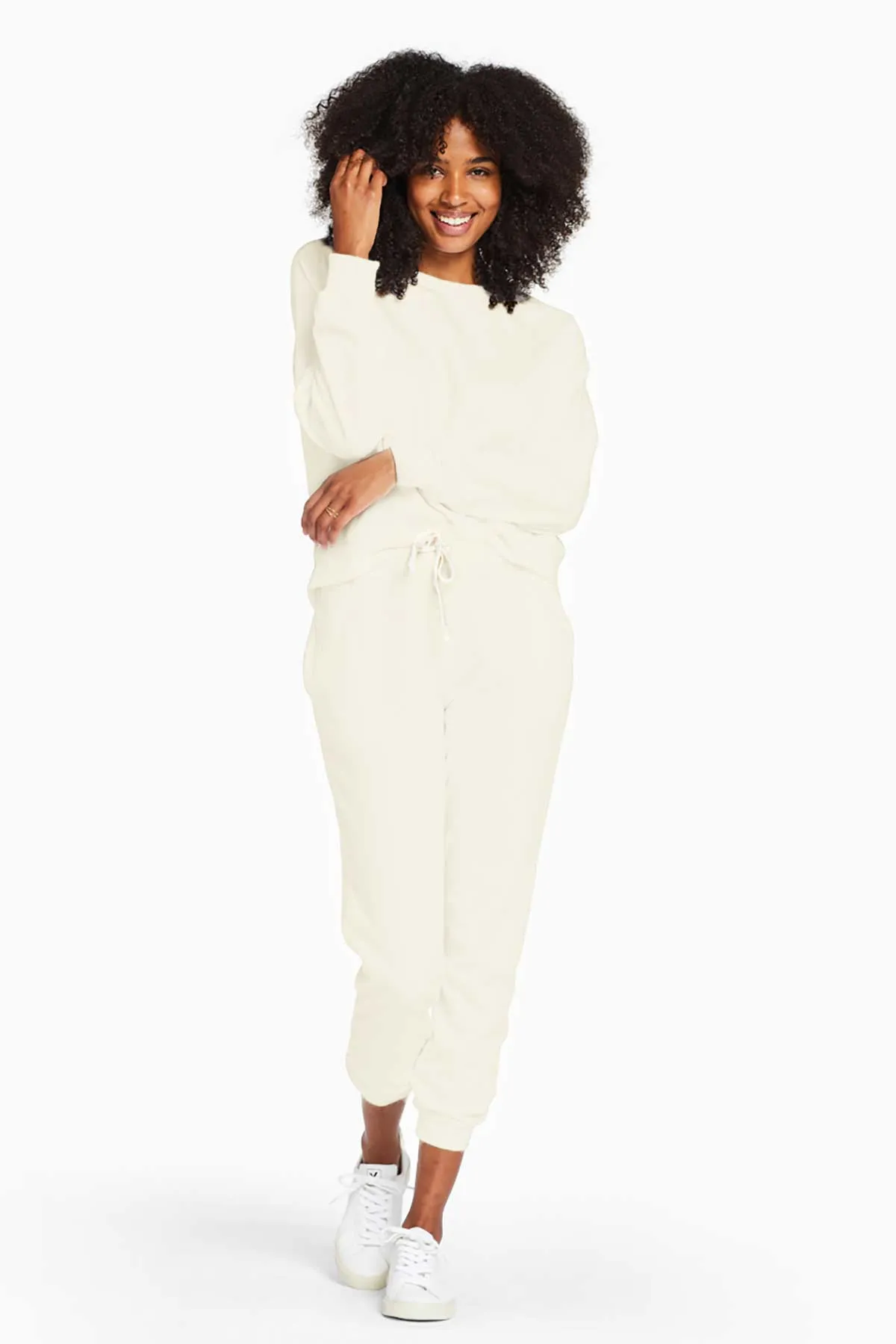 Cora Organic Cotton Crewneck - Ecru EcoSoft sold by Vitamin A product image thumbnail 2