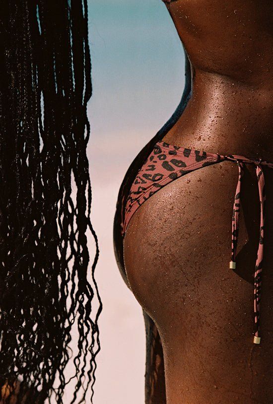 Elle Adjustable Tie Side Bottom - Terra Leopard sold by Vitamin A product image thumbnail 2