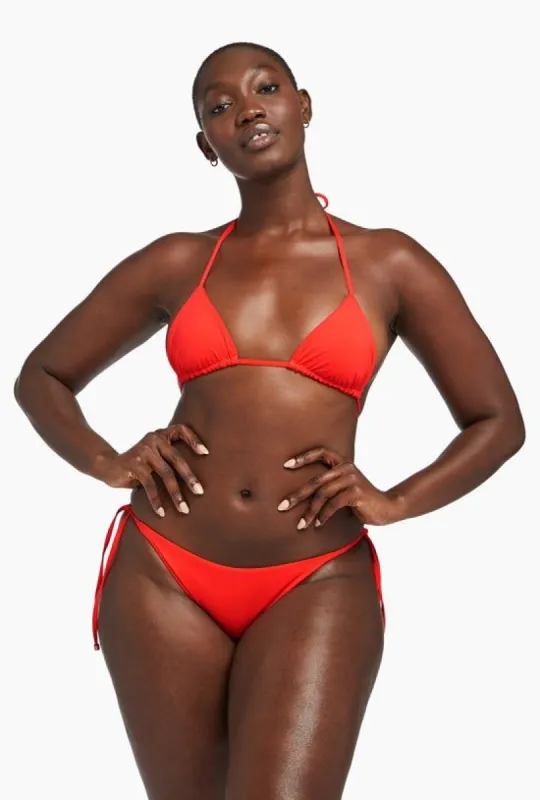 Gia Triangle Top - Poppy EcoLux sold by Vitamin A
