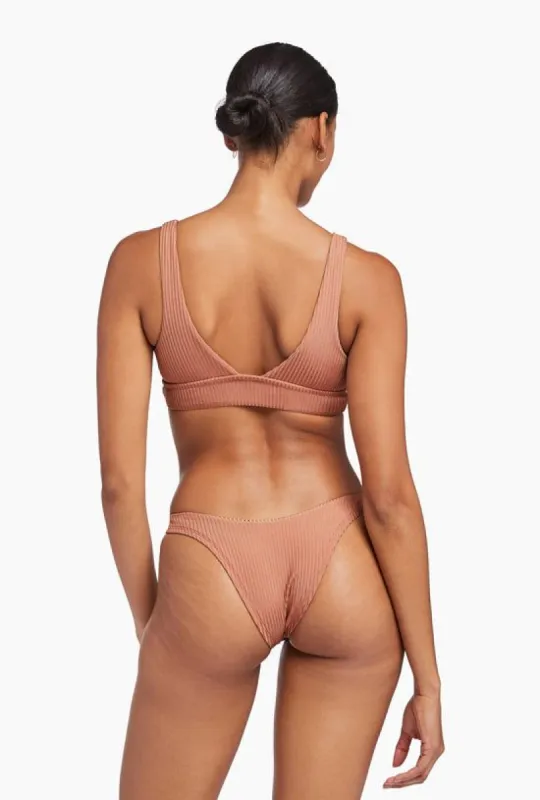 California High Leg - Pink Sands Shimmer Rib sold by Vitamin A