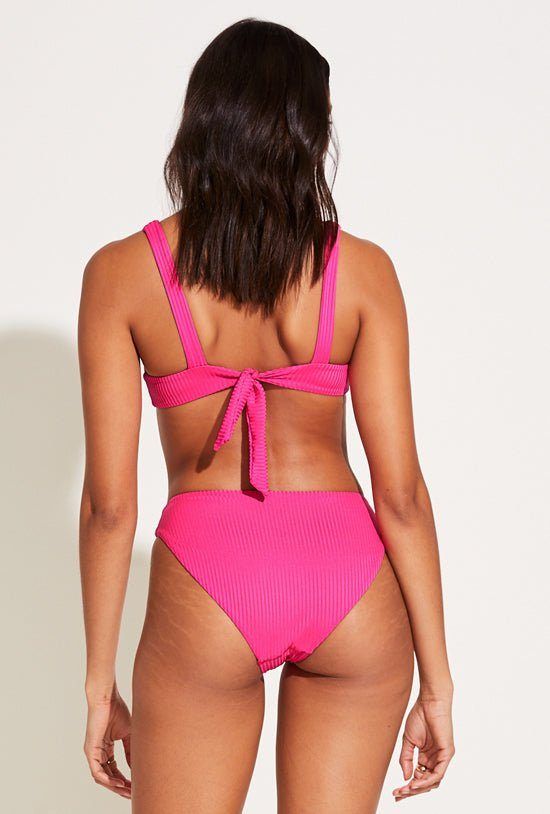 Cali High Leg Classic Coverage Bottom - Zinnia EcoRib BT sold by Vitamin A