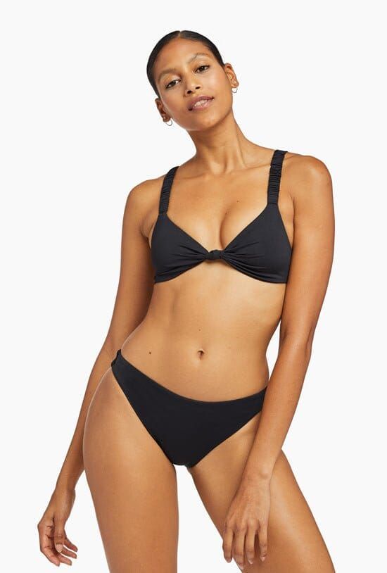 Zuri Bralette - Black EcoLux sold by Vitamin A