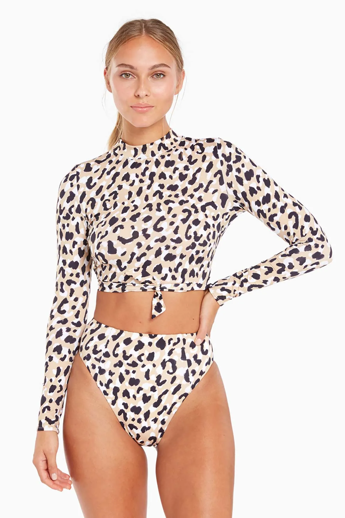 Barcelona High Waist Full Cut Bottom - Wildcat sold by Vitamin A