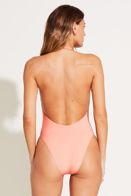 Alia One Piece - Pink Coral EcoRib sold by Vitamin A product image thumbnail 2