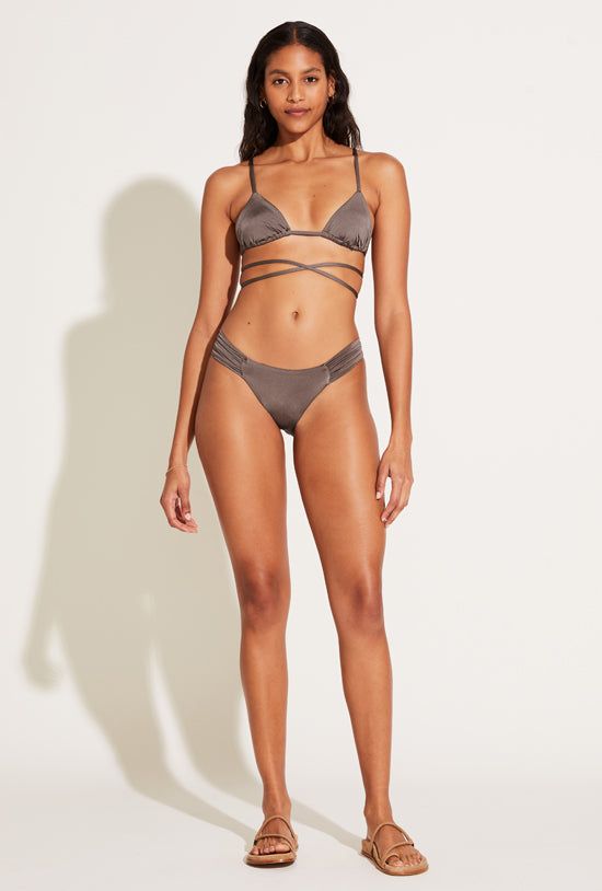 Gemma Ruched Bottom - Mineral Shimmer EcoLux sold by Vitamin A product image thumbnail 4