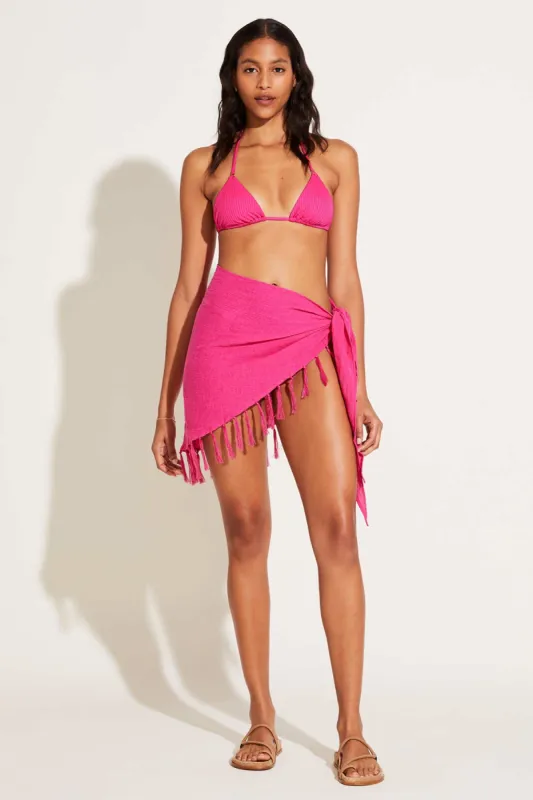 Sirena Sarong - Zinnia Crinkle Linen sold by Vitamin A