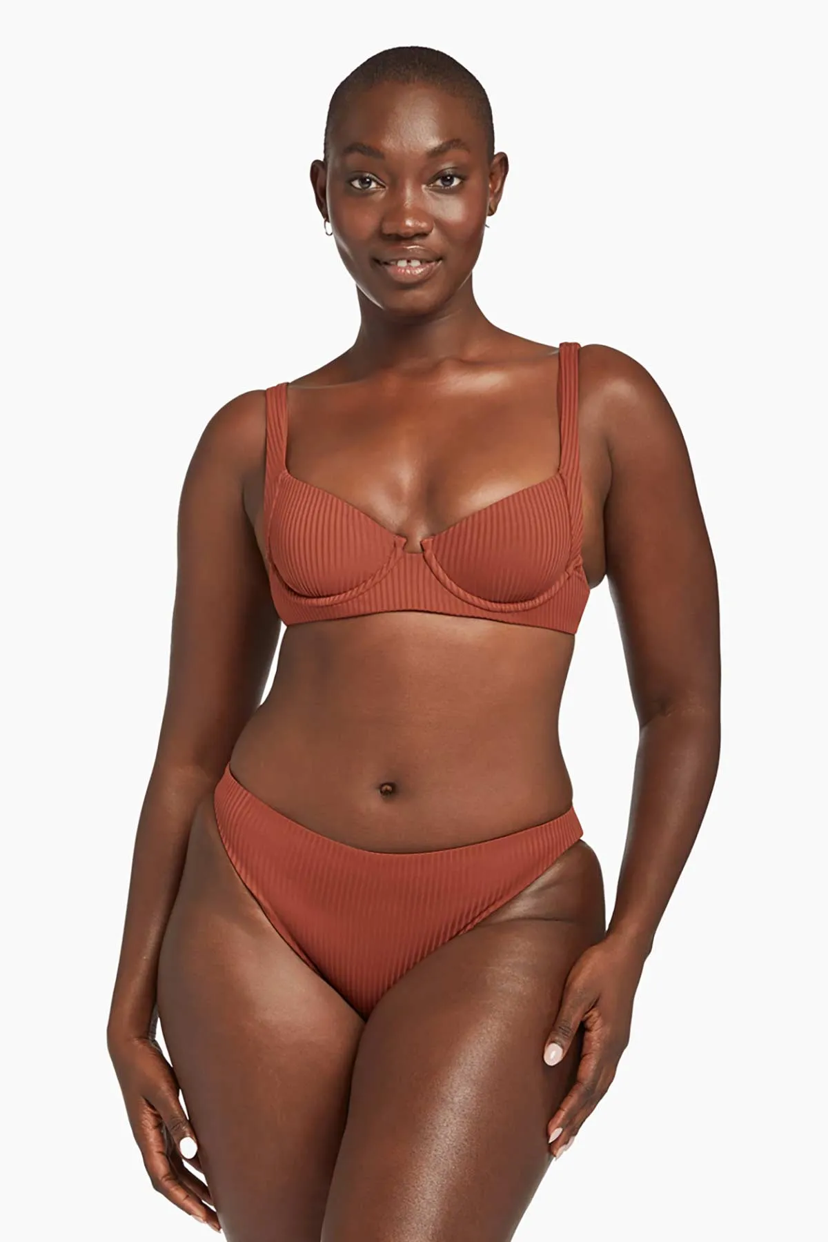 Midori Classic Bottom - Copper Brown EcoRib sold by Vitamin A