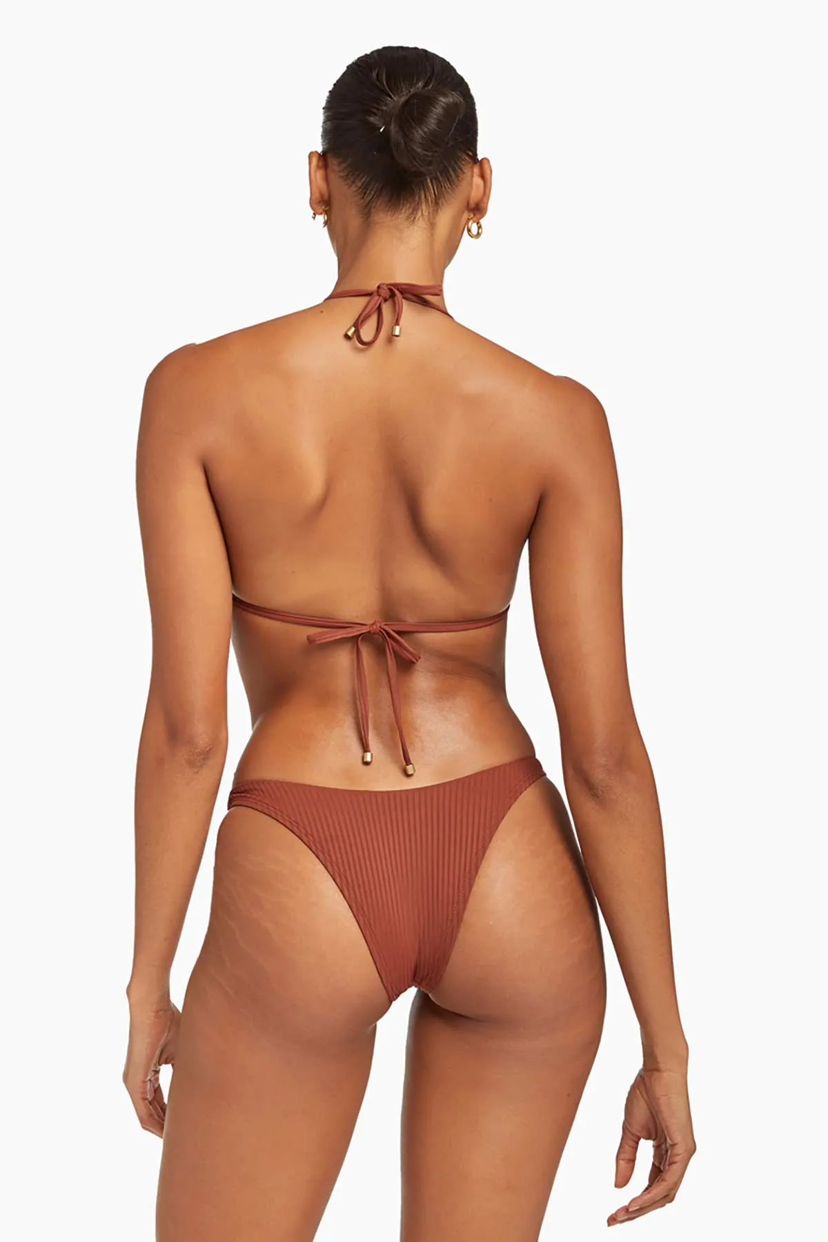 California High Leg Bottom - Copper Brown EcoRib sold by Vitamin A product image thumbnail 3