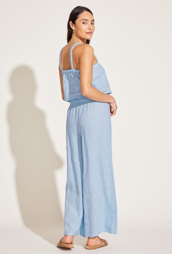 Tallows Linen Wide Leg Pant - EcoLinen Celeste sold by Vitamin A product image thumbnail 5