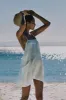 Nola Linen Mini Dress sold by Vitamin A