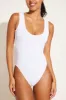 Reese Reversible One Piece - Black EcoRib BT sold by Vitamin A