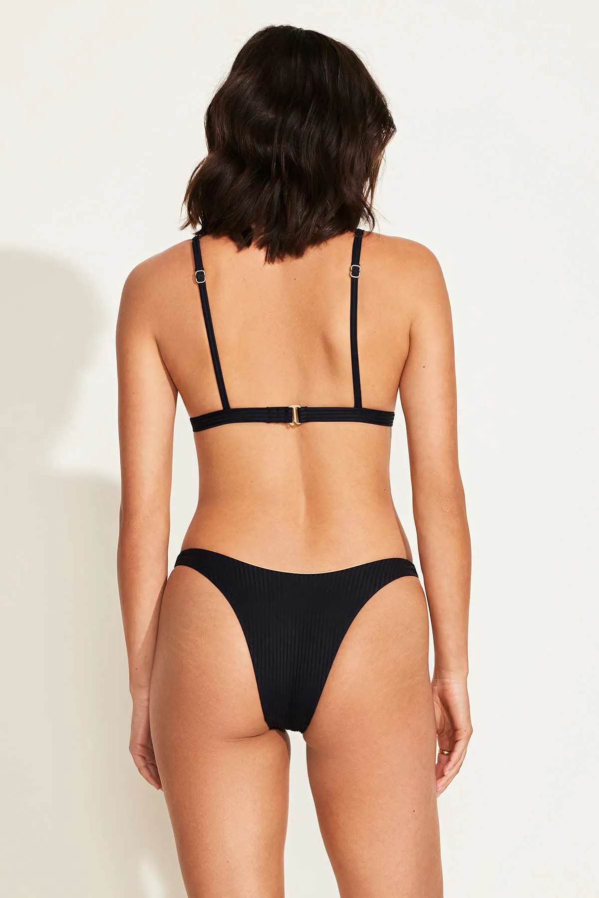 California High Leg Bottom - Black EcoRib sold by Vitamin A product image thumbnail 4