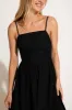 Flora Dress - Black Beachside Broderie sold by Vitamin A