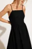 Flora Dress - Black Beachside Broderie sold by Vitamin A