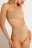 Aden Cut Out One Piece - Golden Glow Metallic sold by Vitamin A